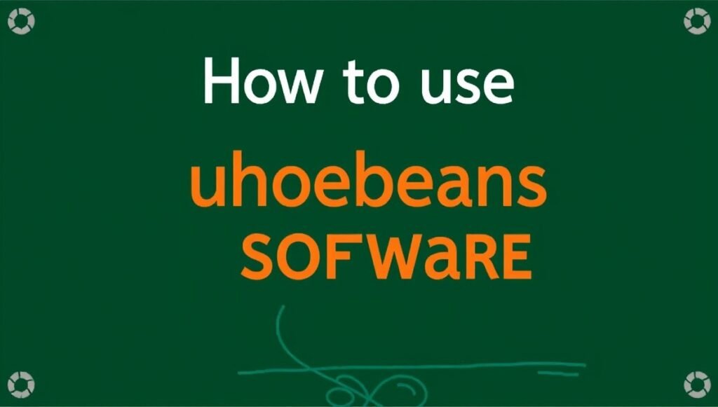 how to use uhoebeans software