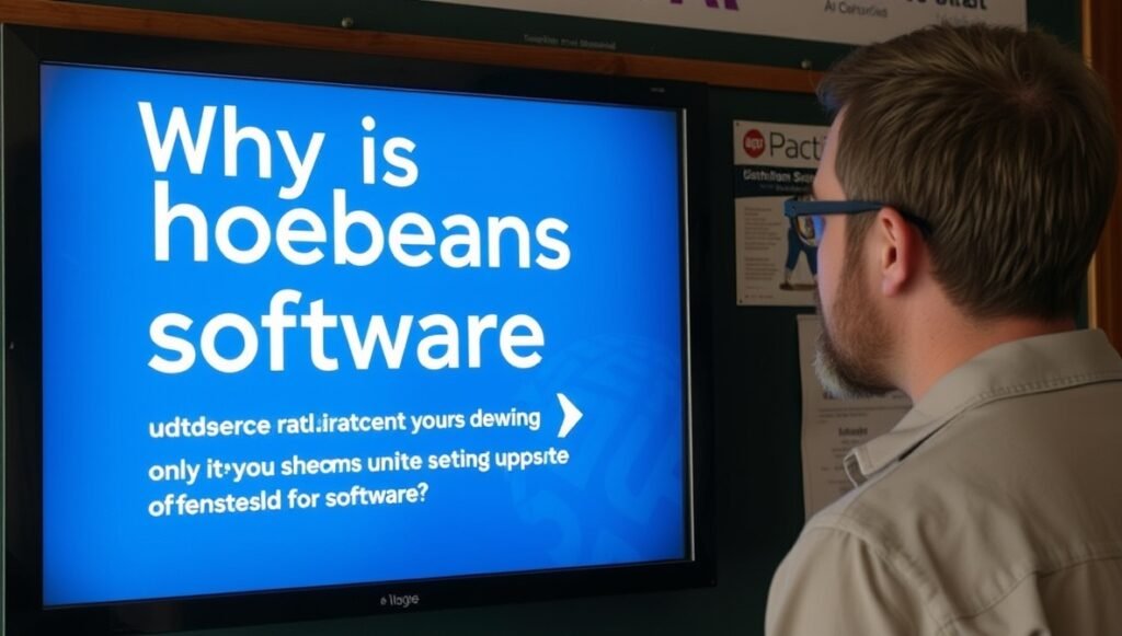 why is uhoebeans software update failing