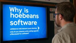 why is uhoebeans software update failing